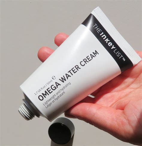 the inkey list omega water cream dupe|sephora omega water cream.